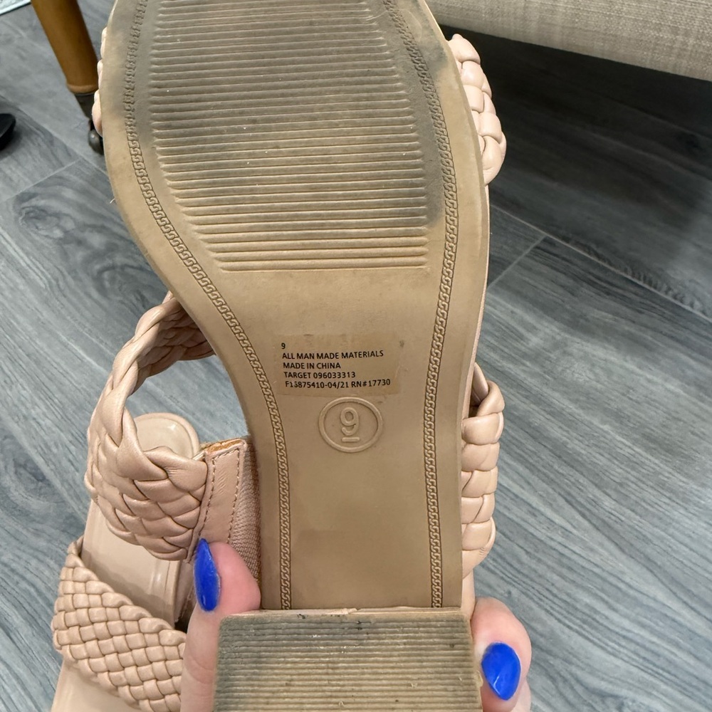 A New Day Women's Tan Braided Sandals - Picture 5 of 5